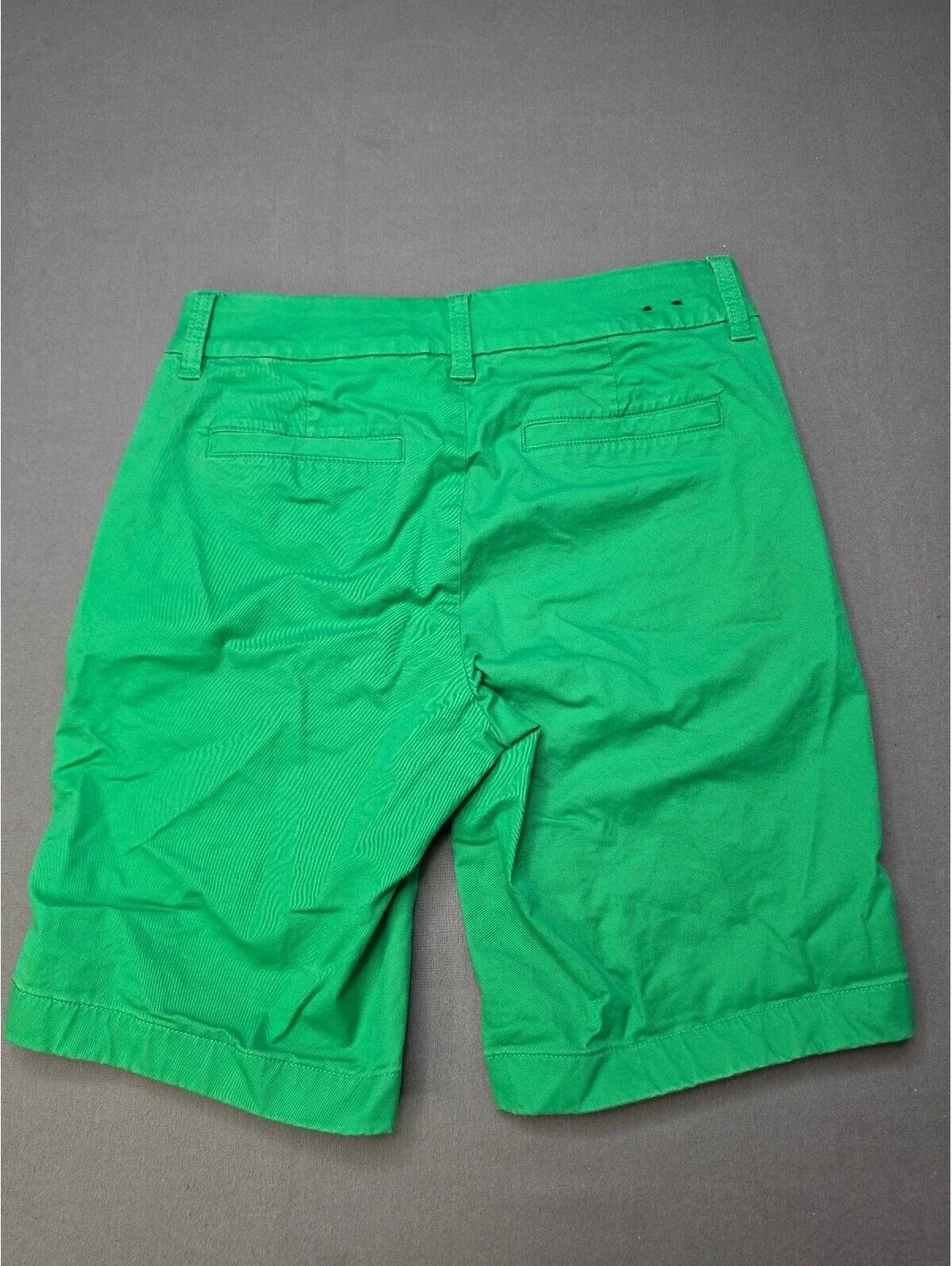 J.Crew Womens Size 00 Green Chino Bermuda Shorts 9